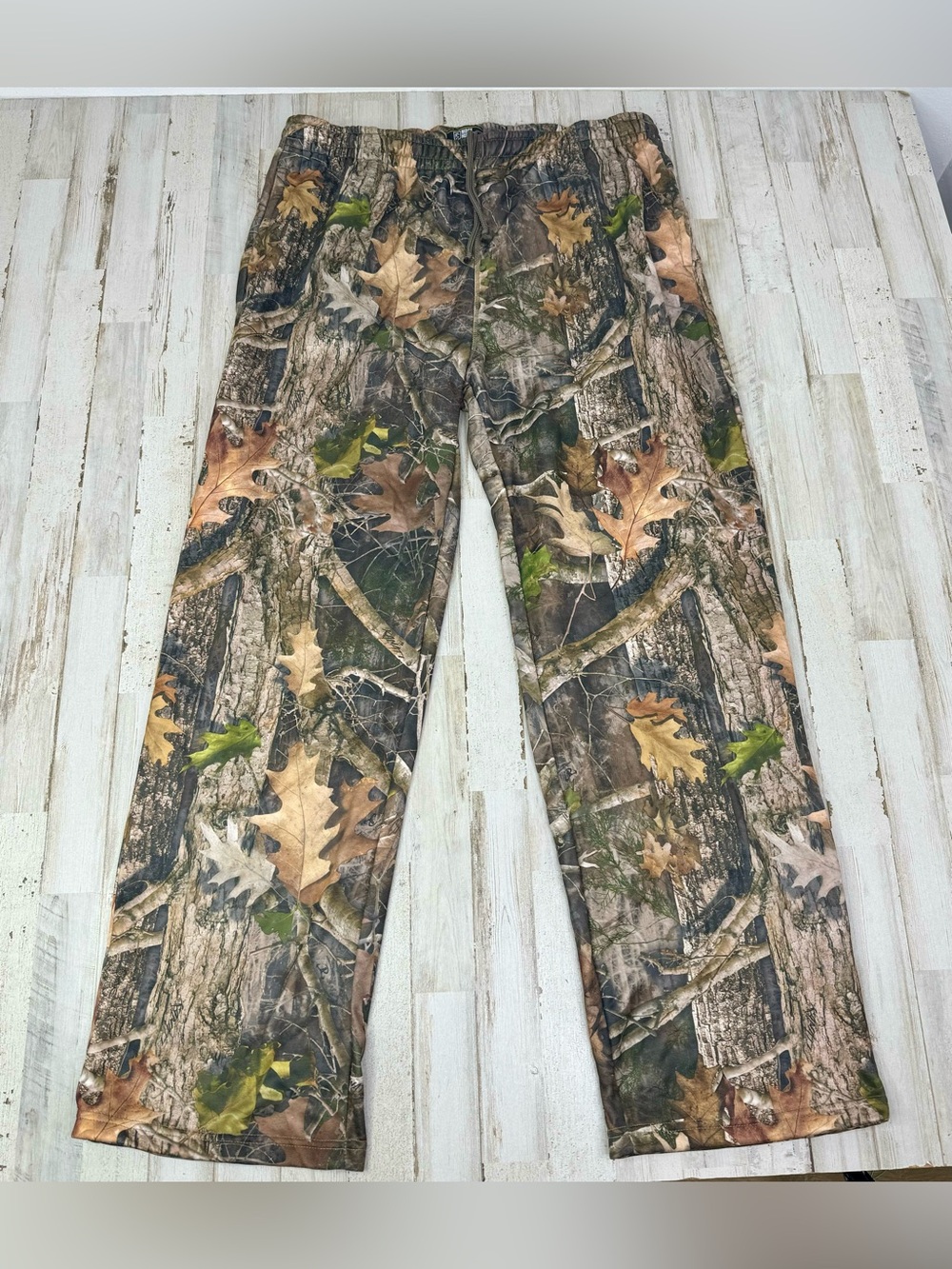 Ridge Hunter Camo Fleece Lined Pants Mens Size XL Hunting